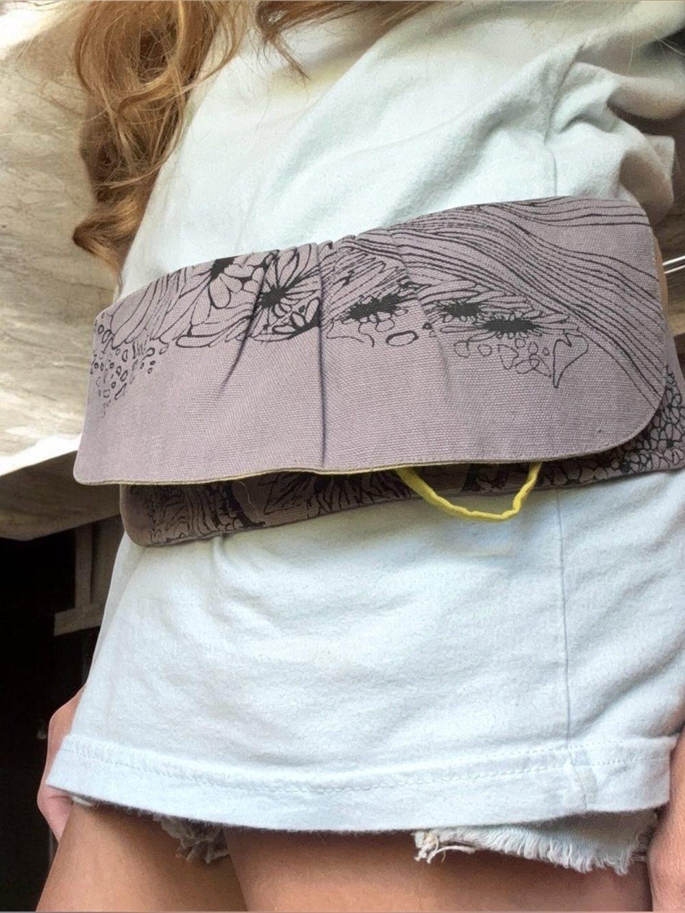 Rare Free People Boho Mini Waist Bag Fannypack belt